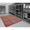 Rhino Mats Drain-X Diamond Drainage Mat, Rubber, Drainage Holes, 3 ft W x 3 ft L, Terra Cotta DX-3636R - alternate 5